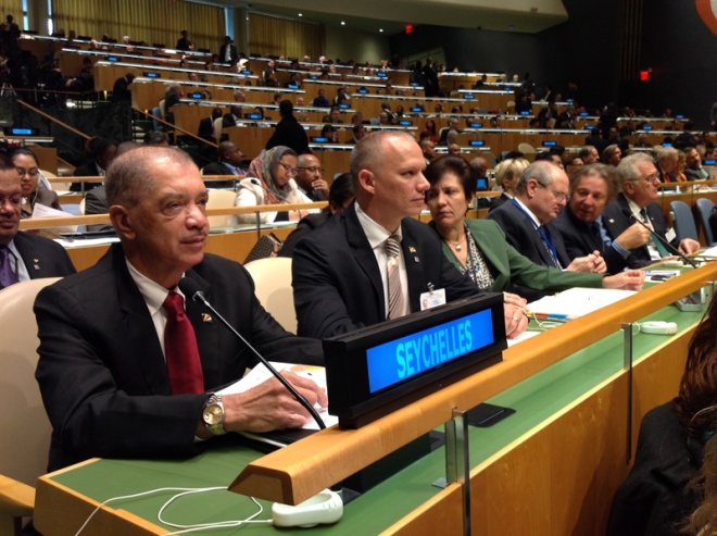 President Michel at the opening of the UN Climate Summit in New York (statehouse.gov.sc)